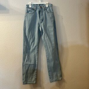 VTG wrangler light wash jeans size 1X32